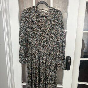 Doen Charleston Dress in Hardwick Flora Size L